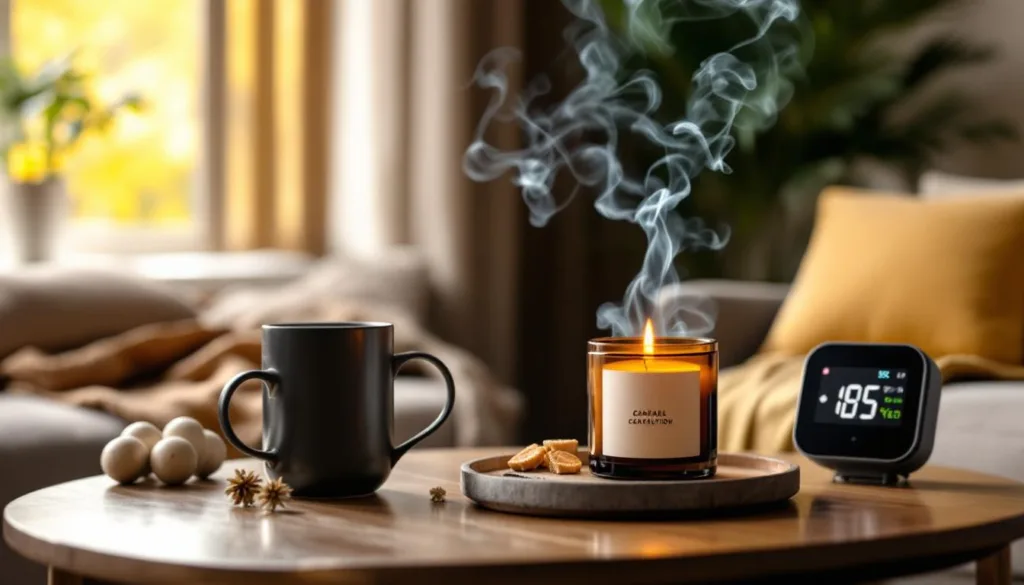 ein experte erklärt, wie duftkerzen die raumluftqualität beeinträchtigen können und welche risiken sie für die gesundheit bergen.