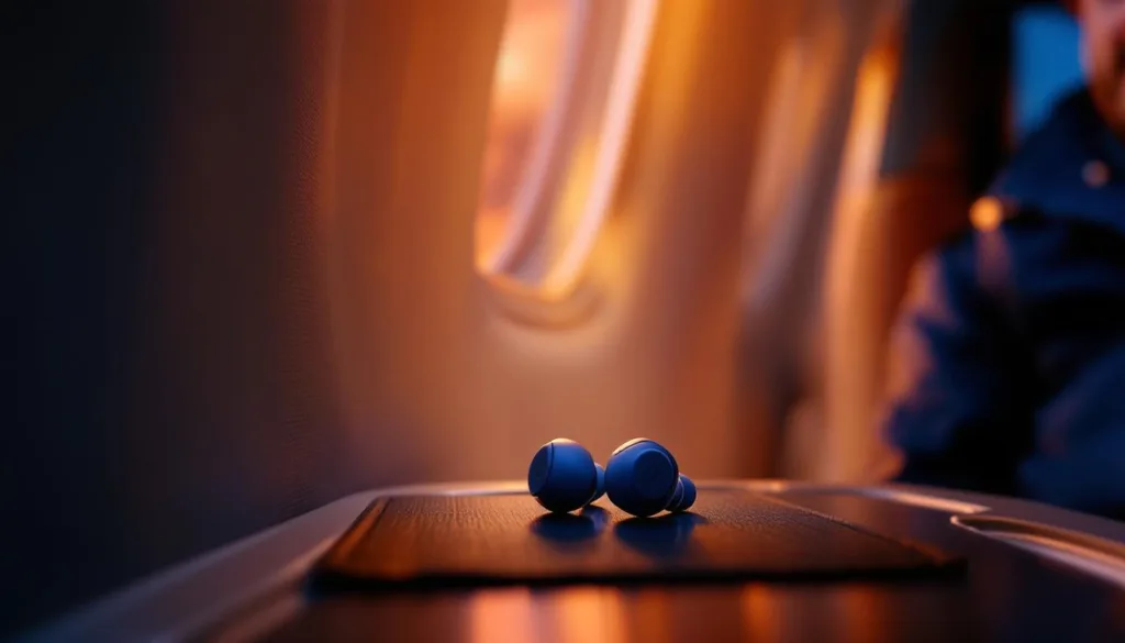 entdecken sie, wie geräuschblockierende ohrstöpsel ihre nachtflüge ruhiger machen können. ich teste die besten reise-hacks für entspanntes schlafen unterwegs.