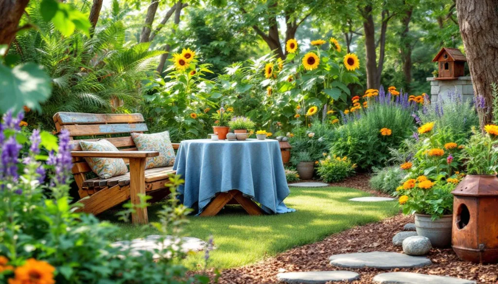 entdecke, wie dein kleiner garten mit wenig budget in eine wunderschöne traumoase verwandelt werden kann – praktische tipps und kreative ideen für ein zauberhaftes gartenparadies.