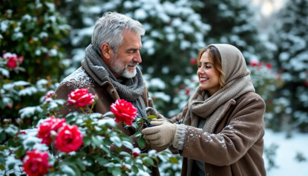 entdecke, wie du mit einem einfachen ritual deine rosen im winter zum erblühen bringst und ihnen auch in der kalten jahreszeit neues leben schenkst.