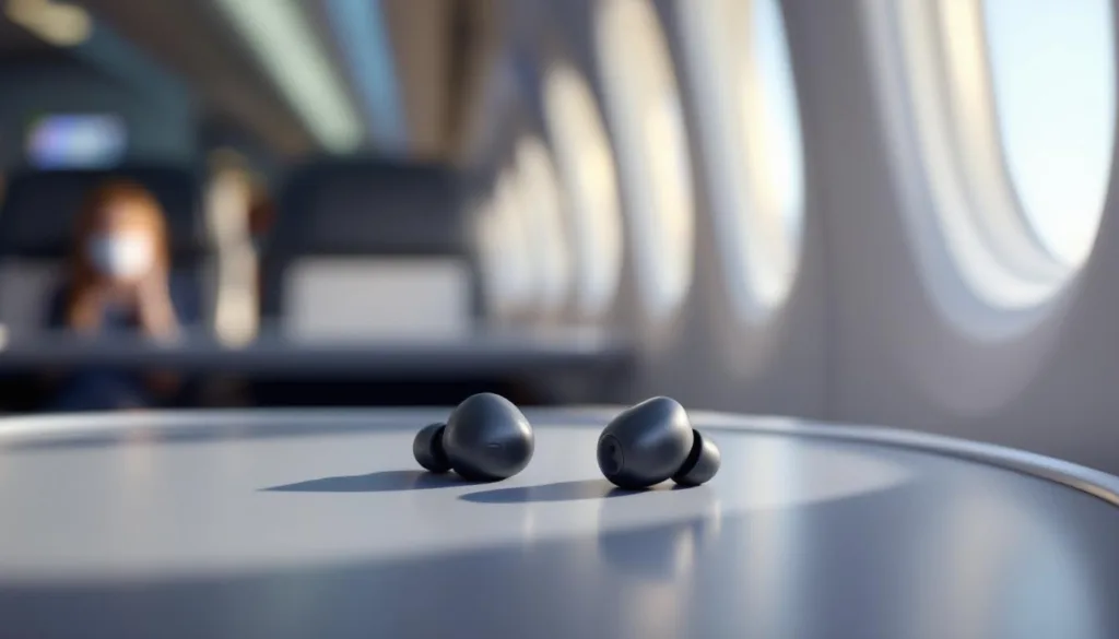 entdecken sie die ultimativen ohrstöpsel für ruhige flüge – die perfekte geheimwaffe für ungestörten schlaf ohne nackenkissen oder schlafmaske.