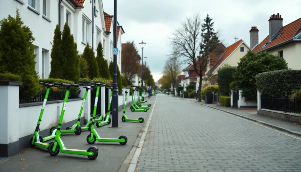 der limes e-scooter sorgt für unmut bei anwohnern, da weder neue strecken angelegt noch leisere motoren verwendet werden.